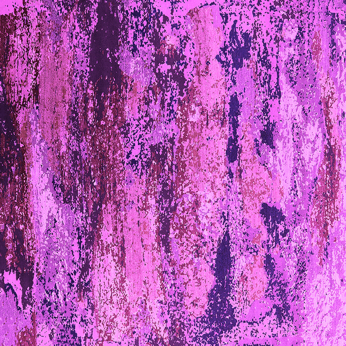 Square Machine Washable Oriental Pink Industrial Rug, wshurb2820pnk