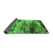 Sideview of Oriental Green Industrial Rug, urb2820grn