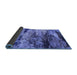 Sideview of Oriental Blue Industrial Rug, urb2820blu