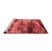 Industrial Red Washable Rugs