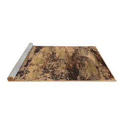 Sideview of Machine Washable Oriental Brown Industrial Rug, wshurb2820brn