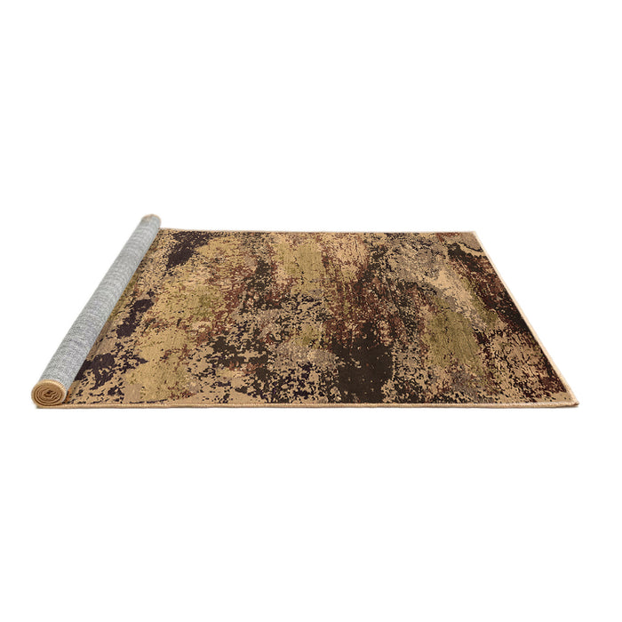 Sideview of Machine Washable Oriental Brown Industrial Rug, wshurb2820brn