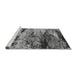 Sideview of Machine Washable Oriental Gray Industrial Rug, wshurb2820gry