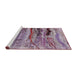 Sideview of Machine Washable Industrial Modern Pastel Violet Purple Rug, wshurb2821