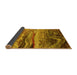 Sideview of Oriental Yellow Industrial Rug, urb2821yw