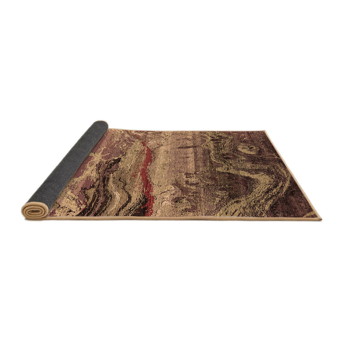 Sideview of Oriental Brown Industrial Rug, urb2821brn