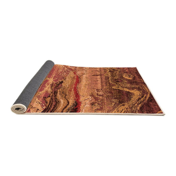Sideview of Oriental Orange Industrial Rug, urb2821org