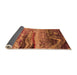 Sideview of Oriental Orange Industrial Rug, urb2821org