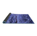 Sideview of Oriental Blue Industrial Rug, urb2821blu