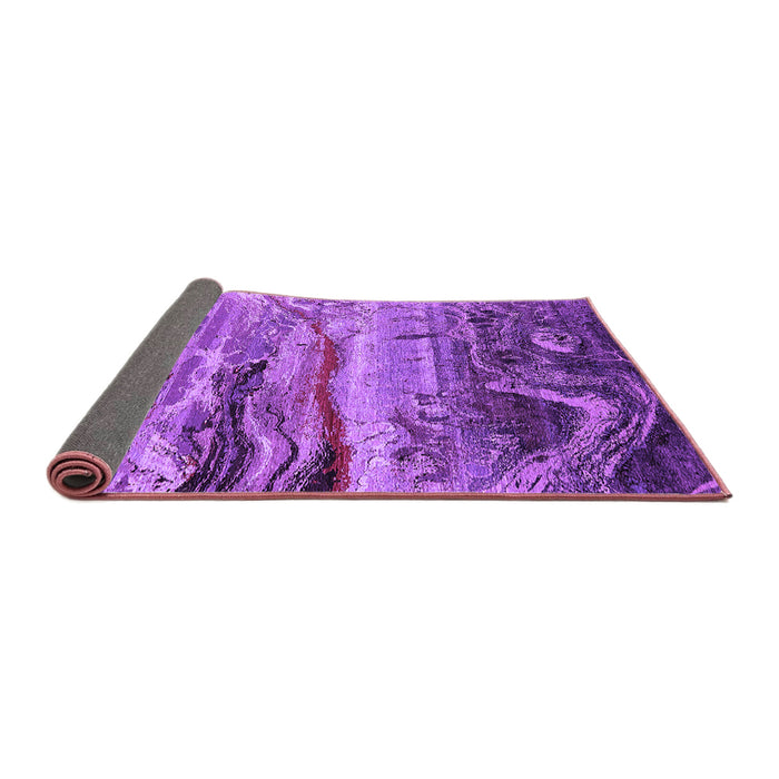 Sideview of Oriental Purple Industrial Rug, urb2821pur