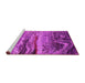 Sideview of Machine Washable Oriental Pink Industrial Rug, wshurb2821pnk