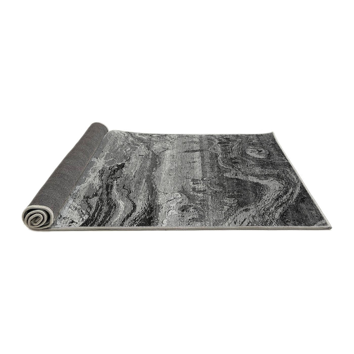 Sideview of Oriental Gray Industrial Rug, urb2821gry