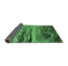 Sideview of Oriental Emerald Green Industrial Rug, urb2821emgrn