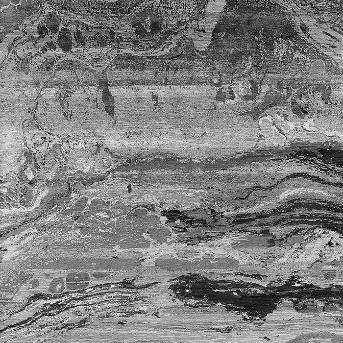 Machine Washable Oriental Gray Industrial Rug, wshurb2821gry