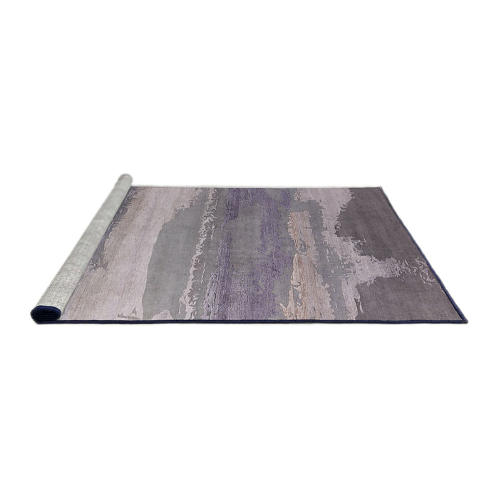 Sideview of Machine Washable Industrial Modern Viola Purple Rug, wshurb2822