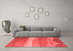 Industrial Red Washable Rugs