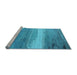 Sideview of Machine Washable Oriental Light Blue Industrial Rug, wshurb2822lblu