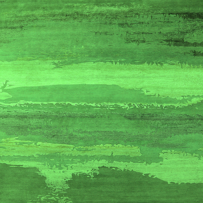 Square Oriental Green Industrial Rug, urb2822grn