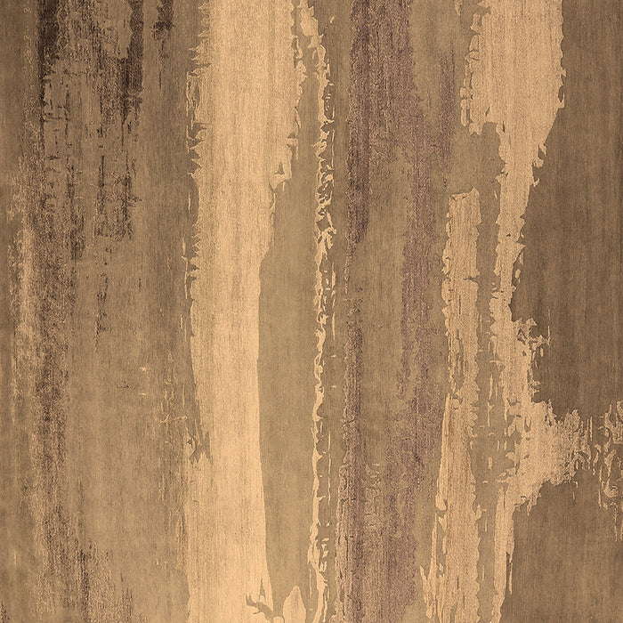 Square Oriental Brown Industrial Rug, urb2822brn