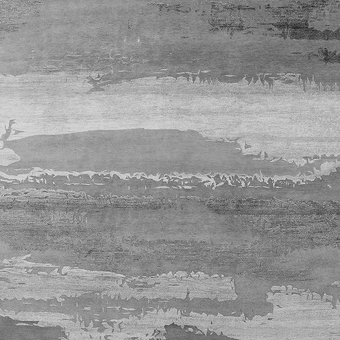 Machine Washable Oriental Gray Industrial Rug, wshurb2822gry