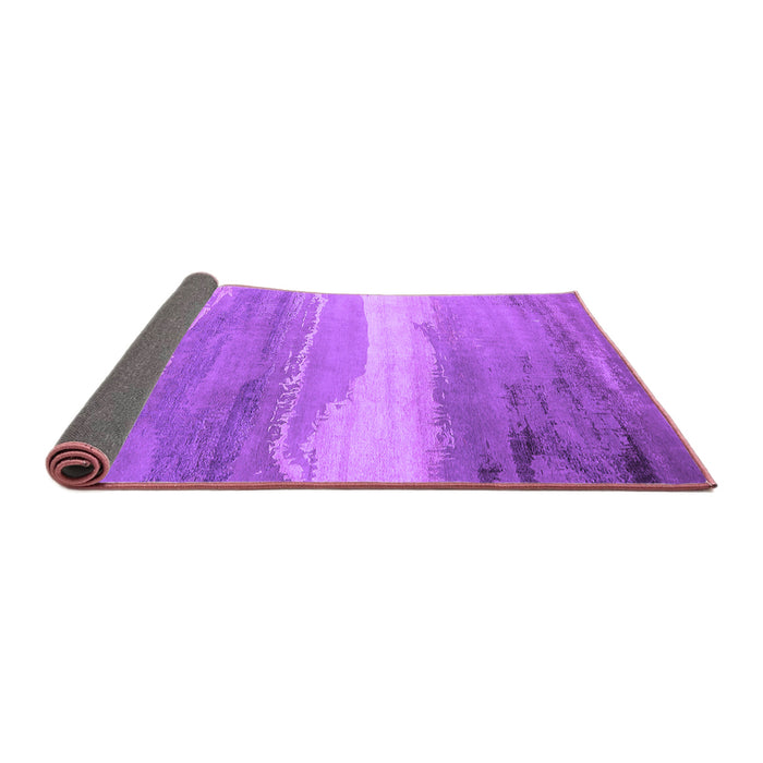 Sideview of Oriental Purple Industrial Rug, urb2822pur