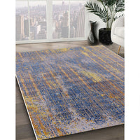 Mid-Century Modern Purple Oriental Rug, urb2823