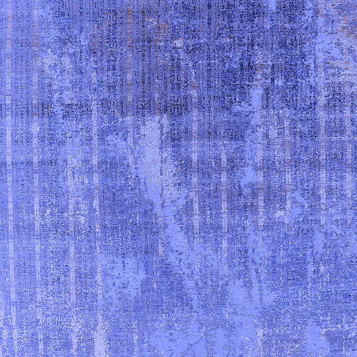 Machine Washable Oriental Blue Industrial Rug, wshurb2823blu