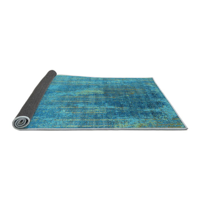 Sideview of Oriental Light Blue Industrial Rug, urb2823lblu