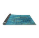 Sideview of Oriental Light Blue Industrial Rug, urb2823lblu