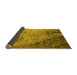 Sideview of Oriental Yellow Industrial Rug, urb2824yw