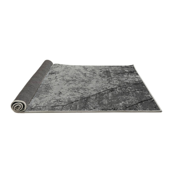 Sideview of Oriental Gray Industrial Rug, urb2824gry