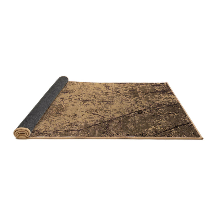 Sideview of Oriental Brown Industrial Rug, urb2824brn