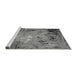 Sideview of Machine Washable Oriental Gray Industrial Rug, wshurb2825gry