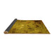 Sideview of Oriental Yellow Industrial Rug, urb2825yw