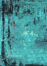 Oriental Turquoise Industrial Rug, urb2825turq