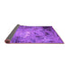 Sideview of Oriental Purple Industrial Rug, urb2825pur