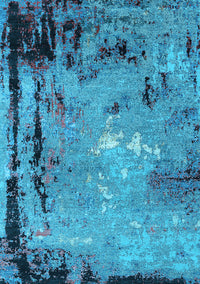 Oriental Light Blue Industrial Rug, urb2825lblu