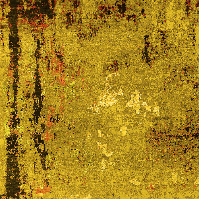 Oriental Yellow Industrial Rug, urb2825yw