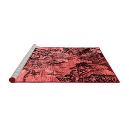 Industrial Red Washable Rugs
