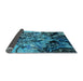 Sideview of Oriental Light Blue Industrial Rug, urb2826lblu