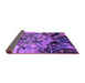 Sideview of Oriental Purple Industrial Rug, urb2826pur