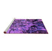 Sideview of Machine Washable Oriental Purple Industrial Area Rugs, wshurb2826pur