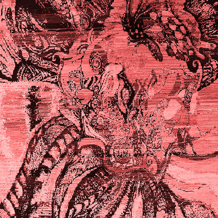 Oriental Red Industrial Area Rugs