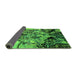 Sideview of Oriental Green Industrial Rug, urb2826grn