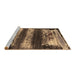 Sideview of Machine Washable Oriental Brown Industrial Rug, wshurb2827brn