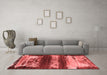 Industrial Red Washable Rugs