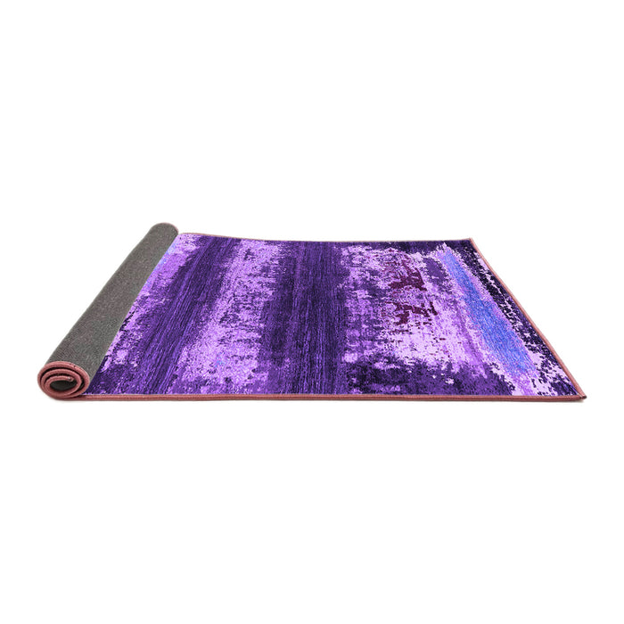 Sideview of Oriental Purple Industrial Rug, urb2827pur