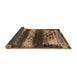 Sideview of Oriental Brown Industrial Rug, urb2827brn