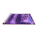 Sideview of Machine Washable Oriental Purple Industrial Area Rugs, wshurb2827pur