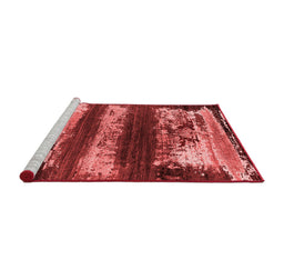 Industrial Red Washable Rugs